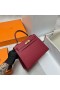 Kelly Epsom K1 Garnet red Gull Hardware Ghw 25 cm Full Håndlaget
