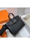 Birkin Sellier Epsom Ck89 Svart Sølv Maskinvare Phw 25 cm Full Håndlaget