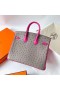 Birkin Struts M8 gris ashpite & E5 Candy Pink Gold Hardware Ghw 25 cm Full Håndlaget