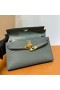 Kelly Elan Chevre CC63 almond green Gold Hardware 27cm Full Håndlaget Ghw