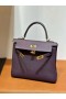 Kelly Togo Drue lilla Gull Hardware 25 cm Full Håndlaget Ghw