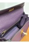 Kelly Togo Drue lilla Gull Hardware 25 cm Full Håndlaget Ghw