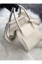 Lindy Clemence Ck10 Kremet Hvit Sølv Maskinvare 26cm Full Håndlaget Phw