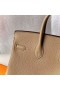 Birkin Togo 0M Te Khaki Gull Hardware 25 cm Full Håndlaget Ghw