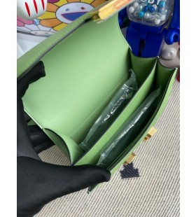 Constance Epsom i3 Avokado, grønne Gull Hardware GHW 19cm Full Håndlaget