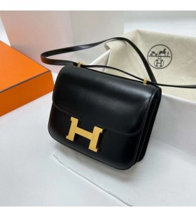 Constance Boksen Ck89 Black Gold Hardware Ghw 18cm Full HÃ¥ndlaget