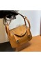 Mini Lindy Touch Swift & Matte Alligator Ck37 Golden Brown Silver Hardware 19cm Full Handmade Phw