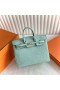 Birkin Sellier Matowy Aligator 6U Mięta zielona Złote Okucia 20 cm Całkowicie Ręcznie Ghw