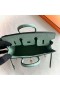 Birkin Sellier Matowy Aligator 6U Mięta zielona Złote Okucia 20 cm Całkowicie Ręcznie Ghw