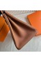 Torby Birkin Togo Ck37 Złoto-Brązowa Srebrna Okucia 35cm Całkowicie Ręcznie Phw
