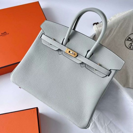 Birkin Togo 0W gri Crystal Hardware-ul de Aur Ghw 25cm Full Manual