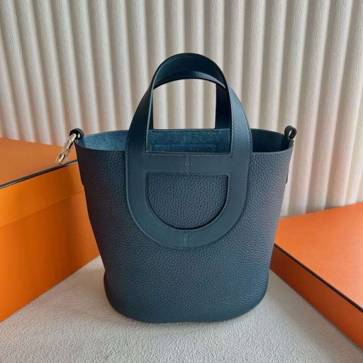 În Bucla Clemence & Swift Albastru de Prusia Hardware-ul de Aur 18cm Full Manual Ghw