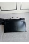 Mini kelly pochette Boxcalf ck89 Noir Negru cataramă 22cm Full Manual