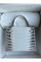 Kelly Himalaya Mat crocodil de Argint Hardware 25cm Full Manual