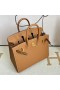 Birkin Epsom Sellier Ck37 rumeneste Hardware-ul de Aur GHW 25cm Full Manual