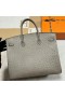 Birkin Struț M8 gris ashpite Argint Hardware Phw 40cm Full Manual