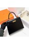 Kelly Cutie Ck89 Negru Hardware-ul de Aur Ghw 25cm Full Manual