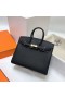 Birkin Madame Sellier Ck89 Negru Hardware-ul de Aur Ghw 25cm Full Manual