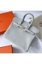 Birkin Togo 0W gri Crystal Hardware-ul de Aur Ghw 25cm Full Manual