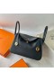 Lindy Atinge Clemence & Mat Crocodil 2Z Albastru Hardware-ul de Aur 26cm Full Manual Ghw