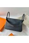 Lindy Atinge Clemence & Mat Crocodil 2Z Albastru Hardware-ul de Aur 26cm Full Manual Ghw