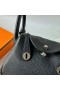 Mini Lindy Clemence Ck89 Negru Argintiu Hardware 19cm Full Manual Phw