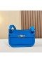 Mini Jypsiere Evercolor Ck71 francez blue Silver Hardware 23cm Full Manual Phw