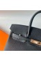 Genti Birkin Togo Ck89 Negru Rose Gold Hardware 25cm Full Manual Rghw
