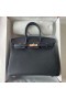 Genti Birkin Togo Ck89 Negru Rose Gold Hardware 25cm Full Manual Rghw