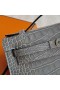 Mini Kelly Pochette StrÄlucitoare Aligator, crocodil 0V gri Crystal Silver Hardware 22cm Full Manual Phw