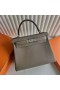 Kelly Togo Ck18 Etoupe Gri Silver Hardware 25cm Full Manual Phw