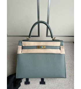 Kelly Epsom Cc63 migdale verzi Hardware-ul de Aur 25cm Full Manual