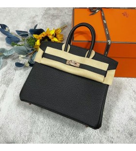 Birkin Togo Ck89 Negru Rose Gold Hardware 25cm Full Manual