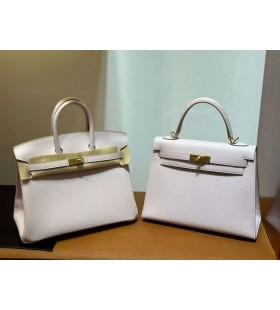 Kelly Epsom 09 Lumina Violet Roz Hardware-ul de Aur 25cm Full Manual Ghw