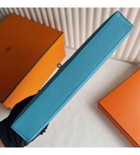 Kelly Elan Epsom P3 Candy Blue Silver Hardware 27cm Full Manual Phw