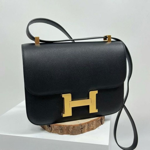 Klára Epsom Ck89 Čierne Zlato Hardvéru 24 cm Full Ručné