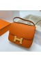 Klára Epsom Ck93 Orange Zlatý Hardware Ghw 18 cm Full Ručné