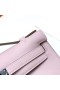 Mini Kelly Pochette Swift 09 Svetlo Ružová, Strieborná Hardvéru phw 22 cm Full Ručné