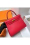 Kelly Swift S3 jasne Červené Zlato Hardvéru Ghw 25 cm Full Ručné