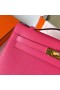 Mini Kelly Pochette Epsom 8W rúž ružové Zlato Hardvéru 22 cm Ghw Plný RuÄné