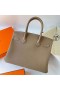Birkin Togo Ck18 Etoupe Šedé Zlato Hardvéru 30 cm Ghw Plný Ručné
