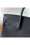 Birkin Togo Ck89 Čierne Zlato Hardvéru 25 cm Full Ručné Ghw