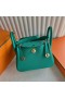 Bags Mini Lindy Clemence U1 Verona green Gold Hardware 19cm Full Handmade Ghw