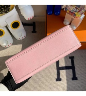 Mini Kelly Pochette Swift 3Q Nov&Atilde;&copy; ru&Aring;&frac34;ov&Atilde;&copy; Zlato Hardv&Atilde;&copy;ru GHW 22 cm Full Ru&Auml;n&Atilde;&copy;