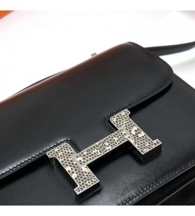 Klára Box Ck89 Black Lizard pracky Ghw 18 cm Full Ručné