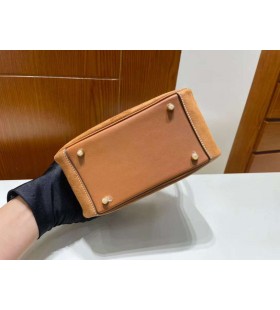 Mini Lindy SemiÅ¡ & Swift Ck37 Golden Brown Gold Hardvéru Ghw 19 cm Full RuÄné