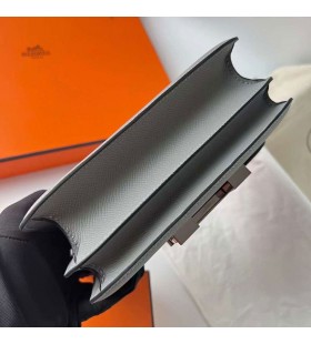 Klára Epsom 4Z Čajka sivá Strieborná Hardvéru phw 18 cm Full Ručné