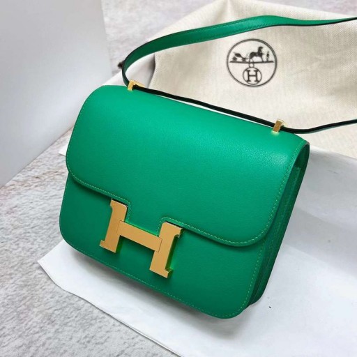 콘스탄츠 스 6W 민트 그린 골드 하드웨어 Ghw18cm 전체 핸드