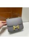 Constance Epsom0L Grey 금 하드웨어 18cm 전체 핸드