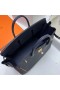 버킨 토고 2Z 블루 골드 하드웨어 Ghw40cm 전체 핸드